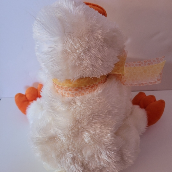 Caltoy Platypus Plush 19" White Orange Bill Bow - Picture 5 of 7